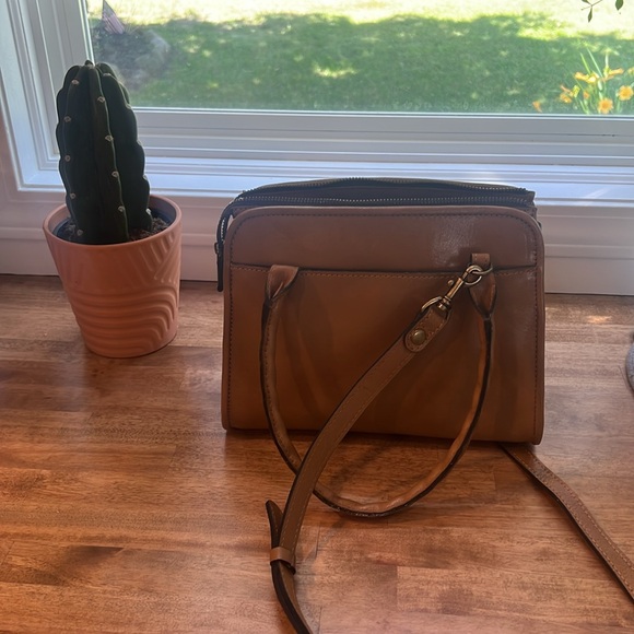 Patricia Nash western embossed leather satchel - Picture 2 of 8